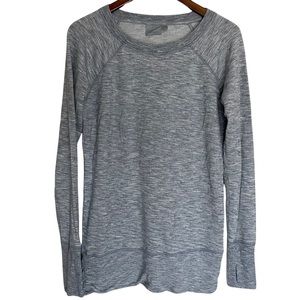 Athleta Long Sleeve Shirt Heather Gray Layering Tunic - Women’s S